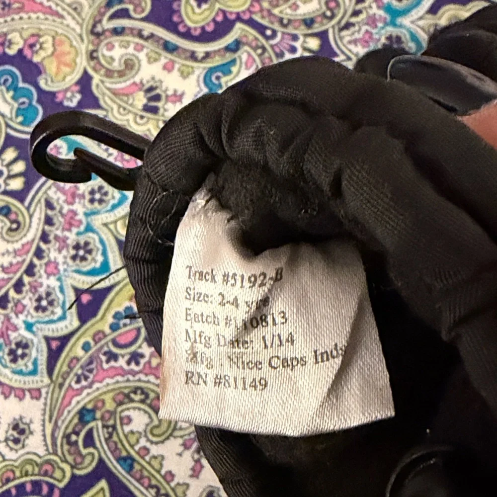 Waterproof Gloves ages 2-4 Black